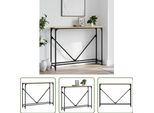 The Living Store Tavolo Consolle Rovere Sonoma 102X22,5X75 Cm Materiale A Base Di Legno