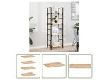 The Living Store Mensole Sospese 4 Pezzi 60X30X2 Cm In Legno Massiccio Di Acacia Non Trattato