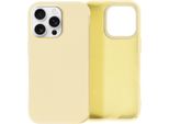 Avizar, Custodia Semirigida In Silicone Soft Touch Per Iphone 16 Pro Max, Giallo