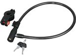 Hama 00178109 Serratura A Cavo Nera Da 650 Mm Per Biciclette E Moto (00178109)