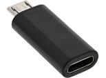 Inline® 33302I Usb 2.0 Adapter, Micro-Usb Stecker Auf Usb Typ-C Buchse