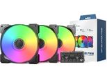 Montech Hp140 Pwm Argb Fan 3-Pack - 140Mm Nero