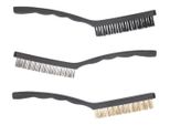 Set Di Spazzole 225 Mm In Acciaio, Ottone, Plastica - 3 Pezzi