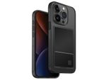Uniq Etui Air Fender Id Iphone 15 Pro6.1 Szary/Smoked Grey Tinted Cardslot