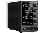 Alimentatore Dc Da Laboratorio, Regolabile, Con Due Porte Usb, 30V 10A, Spina 220V Eu