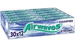 Airwaves Strong Gomma Da Masticare Senza Zucchero DragéEs Espositore Da Banco 30X12S