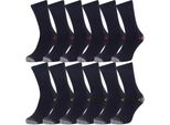 Iron Mountain - Calze Da Uomo Extra Strong - Lavoro (Confezione Da 12) PB198 (39,5 Eu - 45,5 Eu) (Nero/Grigio)