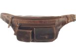 Greenland Nature Pelle Marsupio Borsa A Tracolla Montana Waistbag Brown Marrone