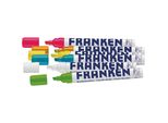 Vetrina Franken Eco Per 4X Din A4, Pannello Posteriore In Feltro, Blu