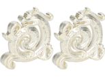 2Pcs Porta Incenso Per Bastoncini Di Legno Di Sandalo Bruciatore - Lega Meditazione Yoga A Forma Di Drago Ornamenti (Argento)
