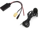 Cavo Aux Bluetooth 5.0 - Adattatore Con Microfono Senza Fili - Sostituzione Per Fiat 500/Grande Punto/Qubo/Fiorino