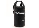 Thunder® Dry Bag 10L Nero – Sacco Impermeabile In Pvc Con Chiusura A Rotolo E Tracolla Per Kayak, Outdoor