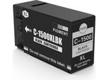 Techtek Inchiostro Sostituisce PGI-1500XLBK (9182B001) Compatibile Con [Canon] Maxify Mb 2000, Maxify Mb 2050, Maxify Mb 2100, Maxify Mb 2150, Maxify