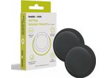 Cover / Portachiavi Per Apple Airtag, Mobile Origin Airtag Sticker Mount A2, 2 Pezzi, Nero