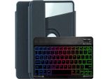 Inf Custodia Con Tastiera Bluetooth Rotante A 360° Per Tab S9 Plus/S9Fe Plus 12.4
