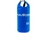 Thunder® Dry Bag 30L Blu – Sacco Impermeabile In Pvc Con Chiusura A Rotolo E Tracolla Per Kayak, Outdoor
