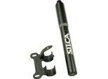 Silca Gravelero Mini Pompa - 35% Di Volume In Più Per Corsa, Tubo Estensibile, Compatibile Con Valvole Presta E Schrader, Max. 5,5 Bar, Staffa Inclusa