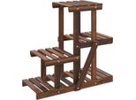 Vidaxl Portafiori 58X25X51 Cm In Legno Massiccio D'abete