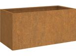 Vidaxl Fioriera 62X30X29 Cm In Acciaio Corten