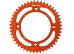 Supersprox Alu-Kettenrad 428 - 48Z (Arancione) RAL-898:48-ORG|ID 110,0 Lk 132,0 4-Loch