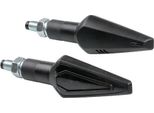 Frecce Lampa Moto Nicon Halo 10W Nero Omologate Lente Bianca Luce Arancio