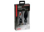 Frecce Lampa Moto Kinesis 10W Nero Omologate Lente Bianca Luce Arancio