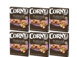 Barrette Di Nocciole E Uva Corny Confezionate Singolarmente Da 96 G In Confezione Da 6 Pezzi
