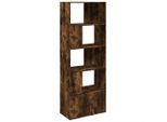 Syfax™ Libreria Rovere Fumo 70X36X189 Cm In Legno Multistrato
