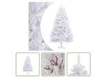 The Living Store Albero Di Natale Artificiale Pieghevole Con Supporto Bianco 300 Cm