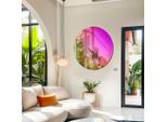 Artloge Specchio Da Parete Stile Arcobaleno, Specchio Decorativo Rotondo Specchio Da Trucco Specchio Da Bagno, Specchio Per Soggiorno Camera Da Letto Bagno Corridoio, Vetro