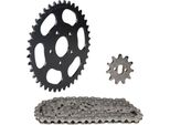 Set Catena 3 Pezzi Nero 11/40 Denti ZüNdapp Za 40 Tipo 460 / Zd 30 Tipo 446-200 (Fg 9030749-9235093) / Zr 30 Tipo 447