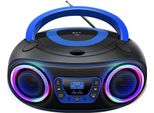 Denver Dab+ Boombox Mit Dab+/Fm-Radio, Bluetooth-Funktion,Blue (TDB-212BU)