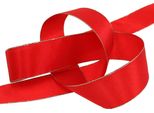 Nastro Di Raso Rosso Con Bordo Dorato 15 Mm X 40 M Nastro Regalo Festivo