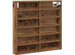 Vidaxl Vetrina Con Ripiano Legno Di Recupero 60 X 8,5 X 58 Cm Materiale A Base Di Legno