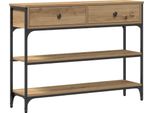 Vidaxl Tavolo Consolle In Rovere Artigianale 72,5 X 25 X 75 Cm Materiale A Base Di Legno