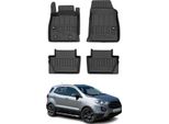 2014-2024 Ford Ecosport Tappetini Tpe Nero 4 Pz
