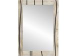 Vidaxl Specchio Da Bagno Con Specchio Marrone 70 X 50 X 2,5 Cm