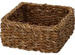 Cestino Quadrato In Seagrass Piccolo (18X18X8 Cm, Naturale)