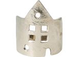 Portacandele In Argento Per Tea Light (9X5X11 Cm)
