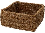 Cestino Quadrato In Seagrass Medio (22X22X10 Cm, Naturale)