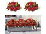 Vevor Fiori Artificiali, 10 Pezzi, 240 X 240 X 120 Mm, Palline Di Fiori Artificiali, Composizioni Di Fiori Artificiali, Bouquet Di Rose Di Seta Per Centrotavola Di Matrimonio, Decorazioni Da Tavola A Casa, Feste