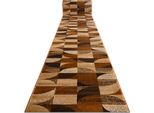 Passatoia Royal H387 Geometrico Marrone / Senape 80Cm Marrone 80X120 Cm