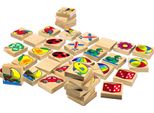Eichhorn Bilder-Memo Spiel, Puzzle, Memo, HolzklöTze, GedäChtnisspiel, Kinder Spiel, Holz, 20 Motive, 100072402