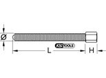 Ks Tools Spindel 14 Mm M12X190 Mm - 610.1402