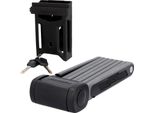 Fischer 50643 Fischer Lucchetto Pieghevole Per Bicicletta Protec FKS110, Lunghezza: 1.100 Mm