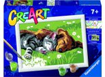 Ravensburger Creart Cane E Gatto Addormentati