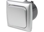 C-Line Presto Inprojal Cbe Interruttore 12-230 Volt + Telaio + Presa Iso Camper Caravan Barca Argento