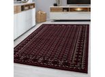 Tappeto Marrakesh A Pelo Corto Rettangolare 240X340Cm Rosso 0351