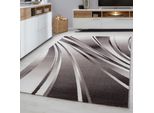 Tappeto Parma A Pelo Corto Rettangolare 80X150Cm Marrone 9210