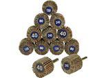 Serie Di 12 Pezzi Mola Abrasivi A Lamelle 60 Mm